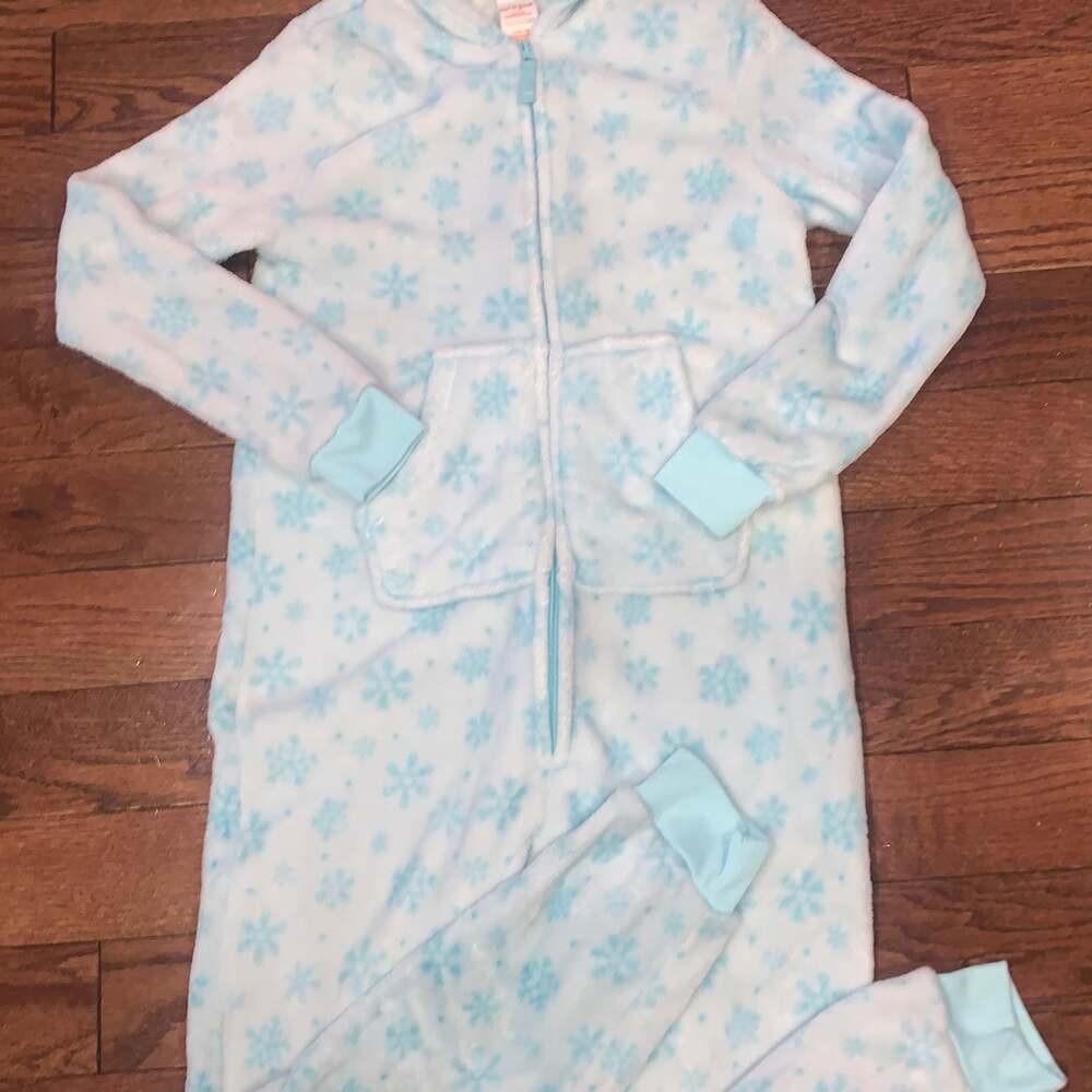 Cat & Jack Snowflake Fleece Pajamas‎ Cozycore Wintercore Kids|L (10/12)